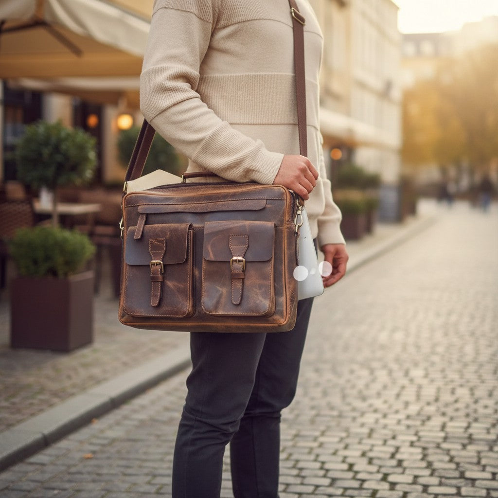 Maletín New York Pardo