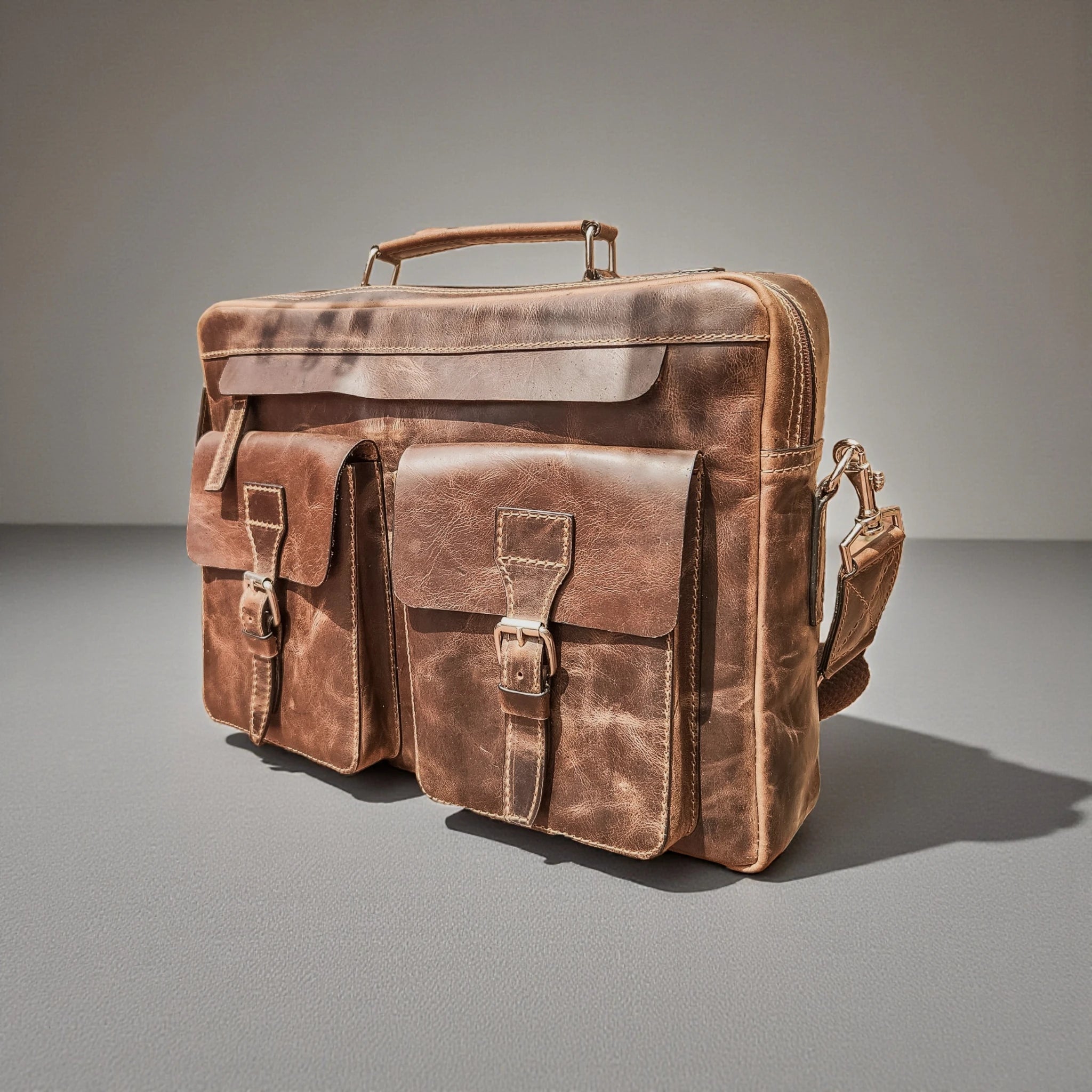 Maletín New York Pardo